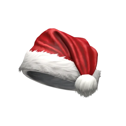 Cozy Red Christmas Santa Hat