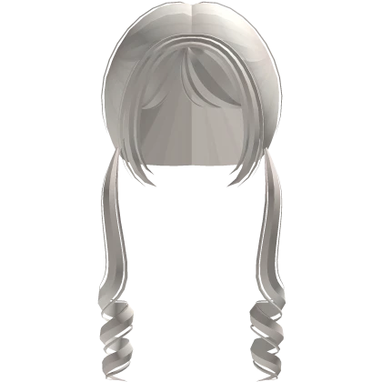 ♡ : sweet kawaii curly pigtails blonde