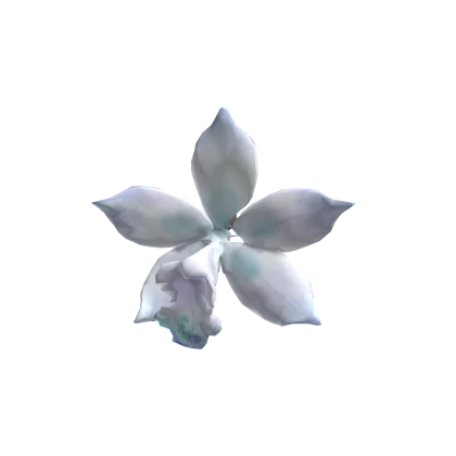 blue boat orchid 兰花 hair clip 