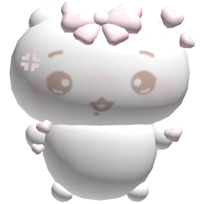 cute kawaii pastel chiikawa on your head