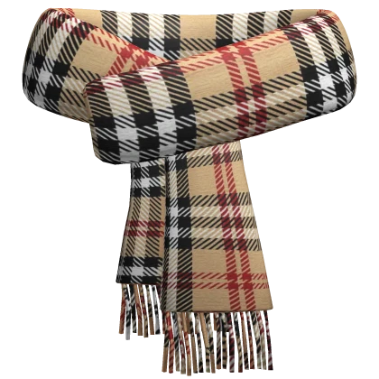 Designer Plaid Scarf