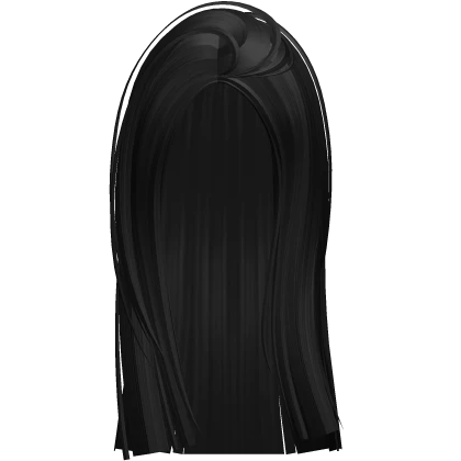 Wispy Straight Long Hair (Black v2)
