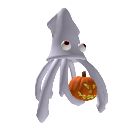 Spooky White Squid