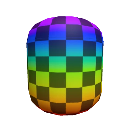 Rainbow Checkered Head