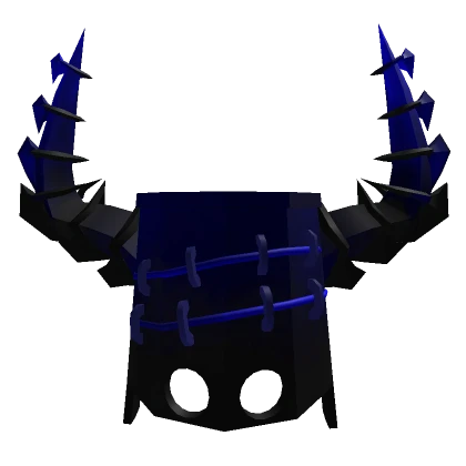 Blue Bucket With Horns