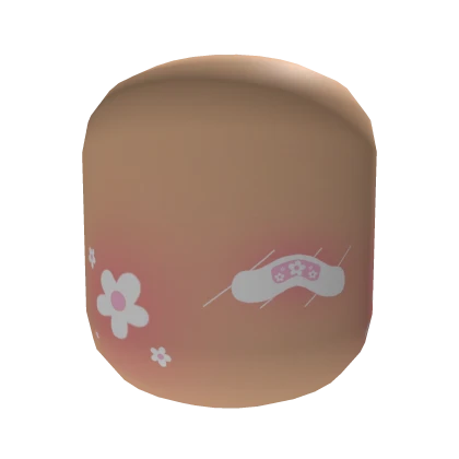 Cute Flower Face With Bandage ♥ (Pink)