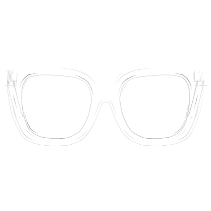 Clear Big Glasses