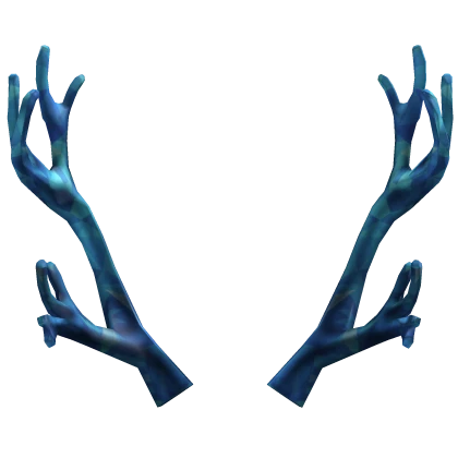 Blue Sparkle Time Antlers