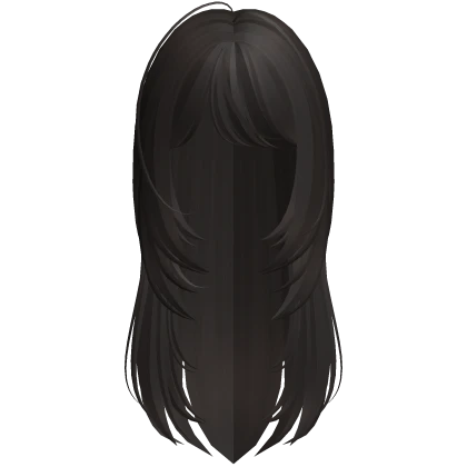 rockstar wispy layered hair dark brown