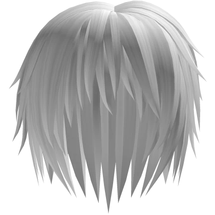 emo white hair