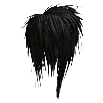 Unkept Teased Scene Hair (Black)