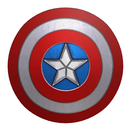Captain America Star Shield Original Back