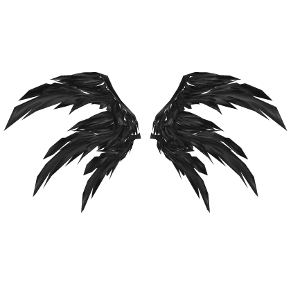 Black Angel Seraphim Wings