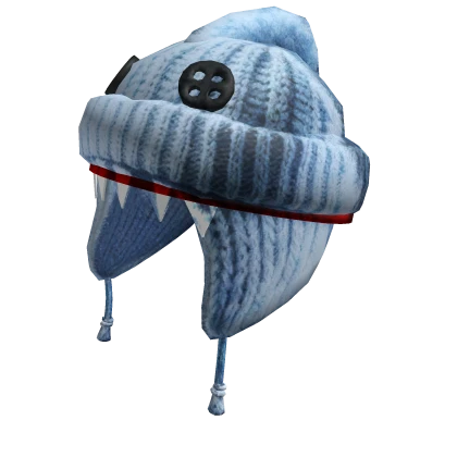 Light Blue Shark Beanie