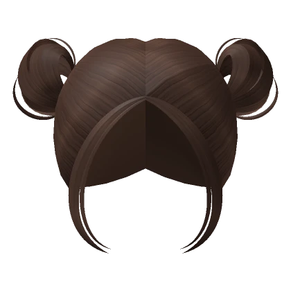 Kawaii High Buns in Brown