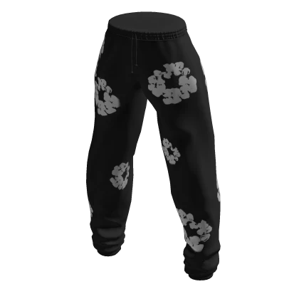 black denim tears sweatpants 