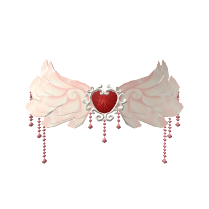 Pink and Red Valentines Headpiece