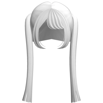 ☆ fairy anime y2k pigtails in white