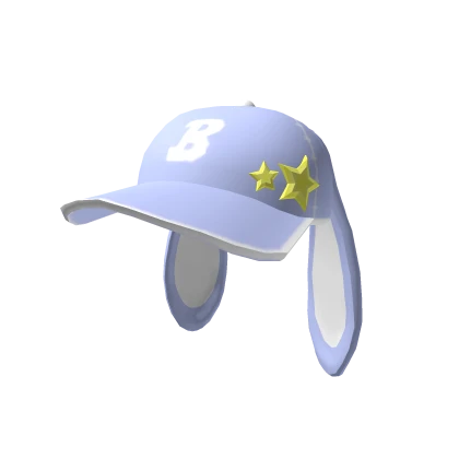 Blue Cute Bunny Cap