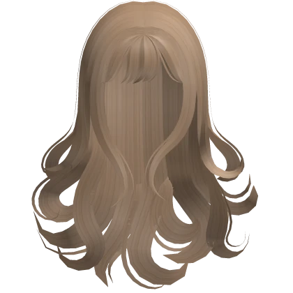 ♡ FREE Swirly Long Milk Tea Hair