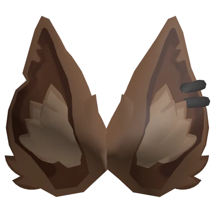 Brown Wolf Bat Furry Ears