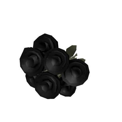 Holdable Black Flower Bouquet