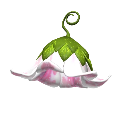 light pink fairy dust flower hat