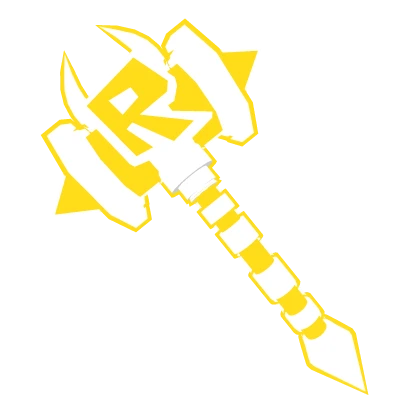 [CODE: YRRH0] Yellow Retro Roblox Hammer