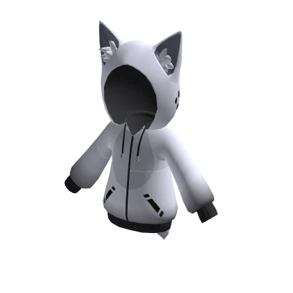 🌙 White Fox Jacket