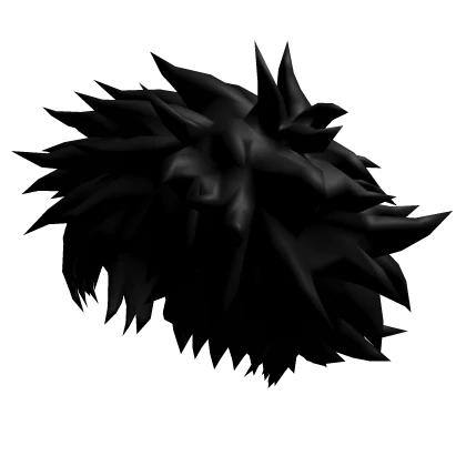 Spiky Black Anime Hair