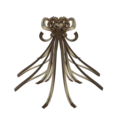 Golden Heart Waist Ribbons