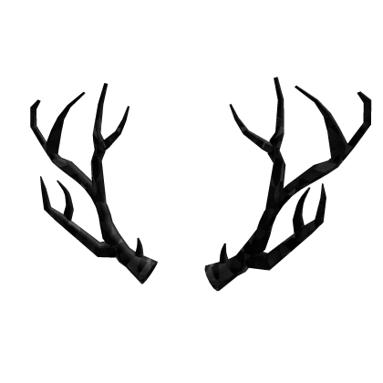 Black Sparkle Time Antlers