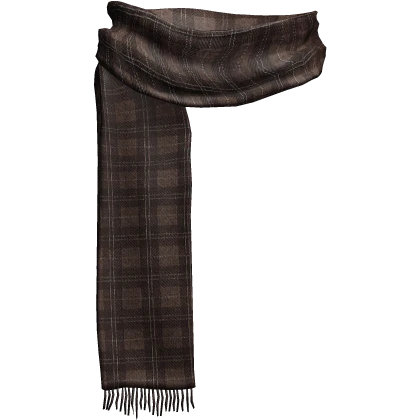 brown plaid emo winter scarf 3.0.