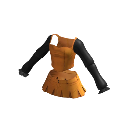 Halloween Corset Skirt Outfit