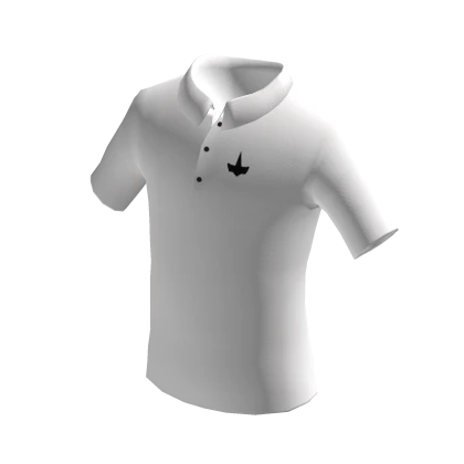 Logo White Piqué Polo