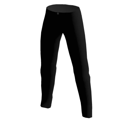 Logo Slim Fit Black Chinos
