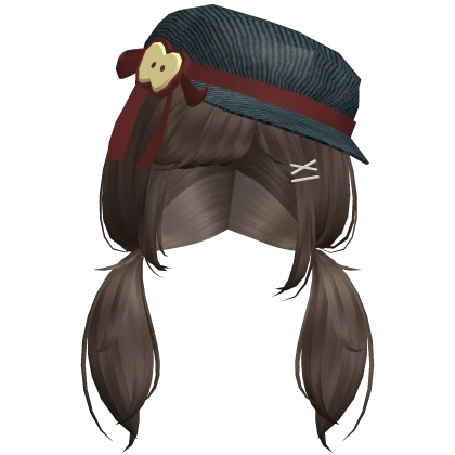 igari harajuku apple newboy hat girl hair brown