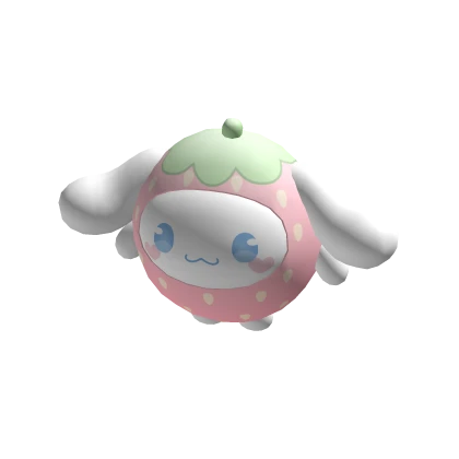 ♡ strawberry bunny plushie (holdable)