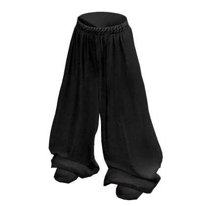 Black Sweatpants & Sneakers