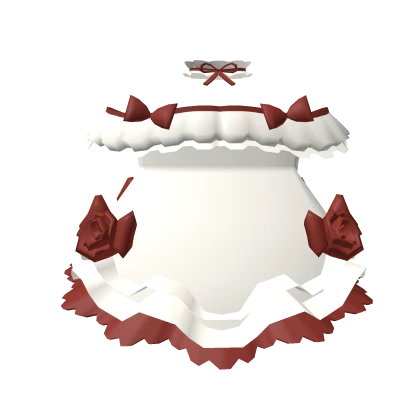 💕3.0 Delicious romantic red dress cake