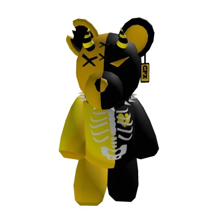 Yellow Skeleton Bear