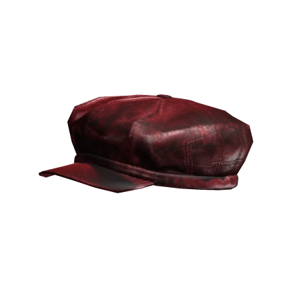 crimson newsboy cap 