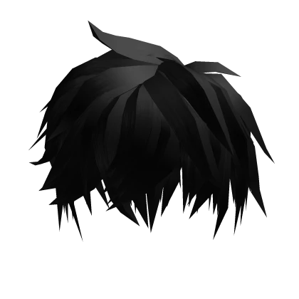 Messy Spiky Anime Boys Emo Hair (Black)