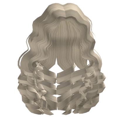 Platinum Curly Hair of the Queen Mother