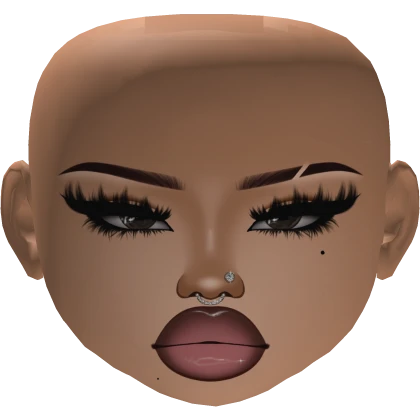 Baddie latina draw Mesh Makeup Gloss lips lashes