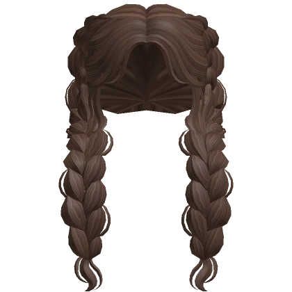 Long Brown Mermaid Braids