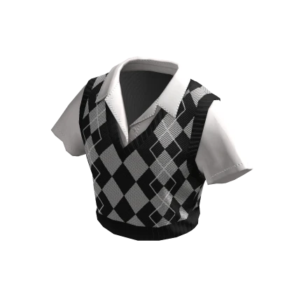 ✨ Black Vest and School Shirt Academia