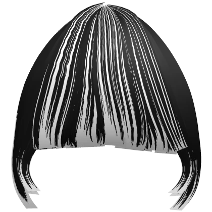 alpha sheer bangs (black)