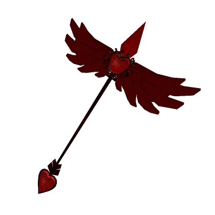 Dark Red Valentines Staff