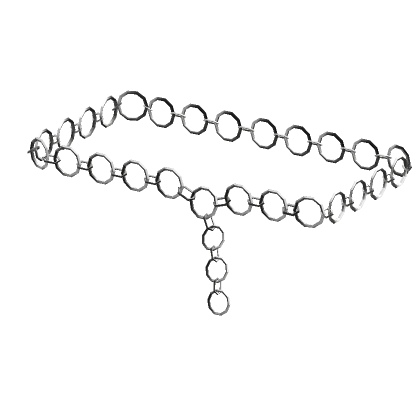 Y2K Silver O Chain Belt 1.0